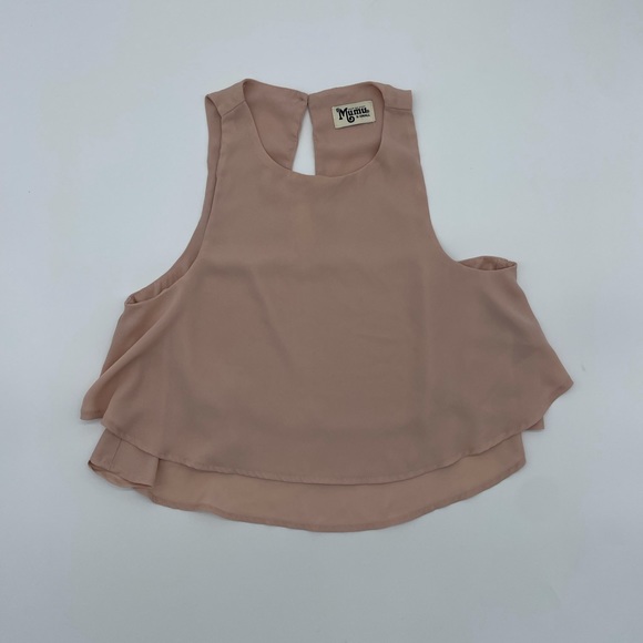 Show me Your Mumu pink King Crop Top - Picture 3 of 5